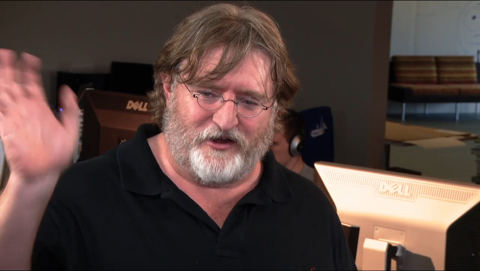 Valve boss Gabe Newell.
