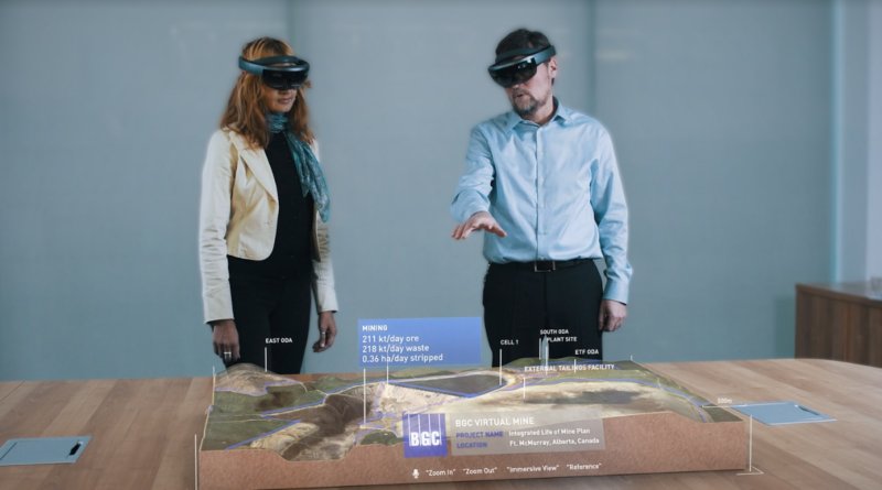 Loook and BGC can visualize engineering landscapes with HoloLens.