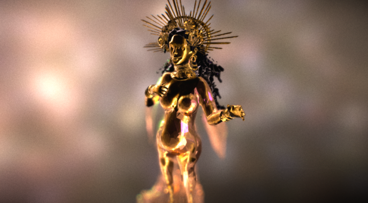 Screen Shot 2017-03-12 at 2.33.11 PM Mother of Light: VR Artist Depicts Pregnant Beyoncé as a Golden Goddess