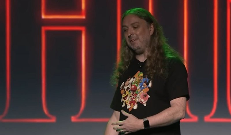 Graeme Devine mentions Stranger Things in his DICE talk.
