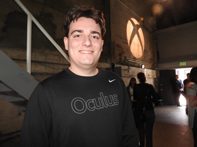 Palmer Luckey, Oculus VR founder. 
