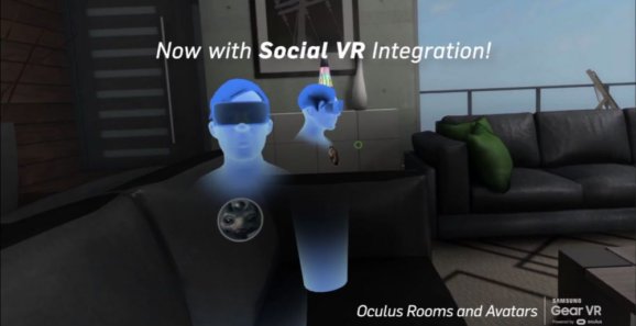 Oculus Rooms social VR brings friends together to watch Hulu with Samsung's Gear headset.
