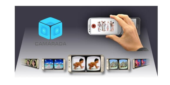 Camarada lets you take 3D video with two smartphones.