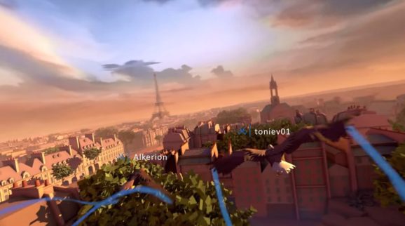 You can play multiplayer in VR in Ubisoft Montreal's Eagle Flight.