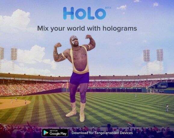 8i's Holo lets you mix holograms into your life.