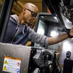 We've built labs that let us quickly make new kinds of lenses and devices to push the boundaries of virtual and augmented reality. The includes a Diamond Turning Lab that cuts metal with a gemstone quality diamond, and this 5-axis CNC milling machine.
