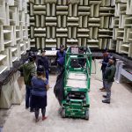 We're building our second anechoic chamber to perform sound experiments. When it's done, this will be one of the quietest places in the world -- so quiet you can hear your own heart beat.