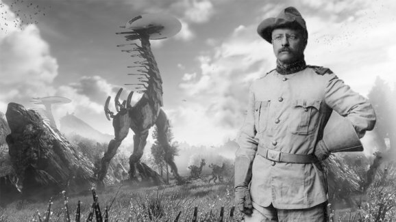 Teddy Roosevelt in Horizon Zero Dawn makes perfect sense.