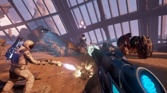 Impulse Gear's Farpoint is a shooter that uses the PlayStation Aim Controller in PSVR.