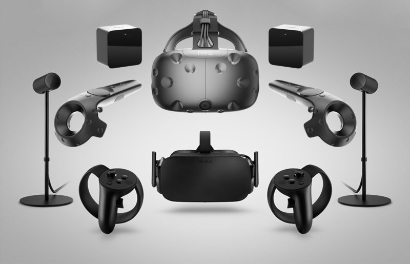 The Vive and Oculus Rift systems.