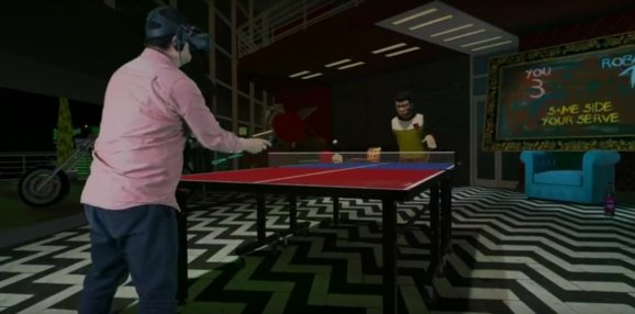 Ping Pong on the HTC Vive.