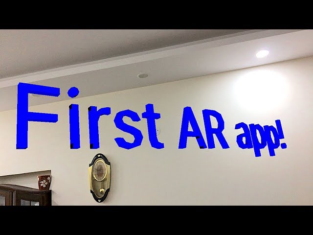 ARKit tutorial for beginners – 3D Text in your Room