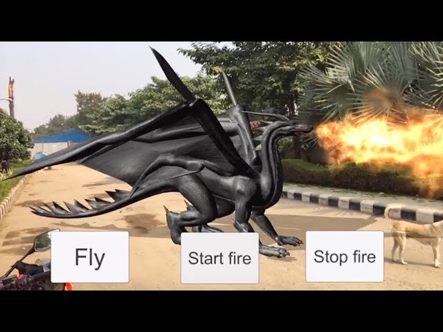 ARKit Unity tutorial – Flying Dragon Part – 2
