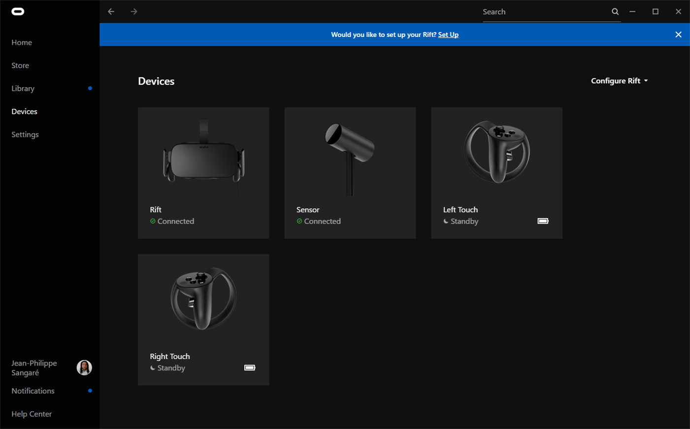 oculus rift s windows7