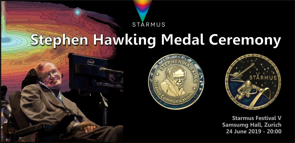 Starmus – Stephen Hawking Ceremony medallas 8