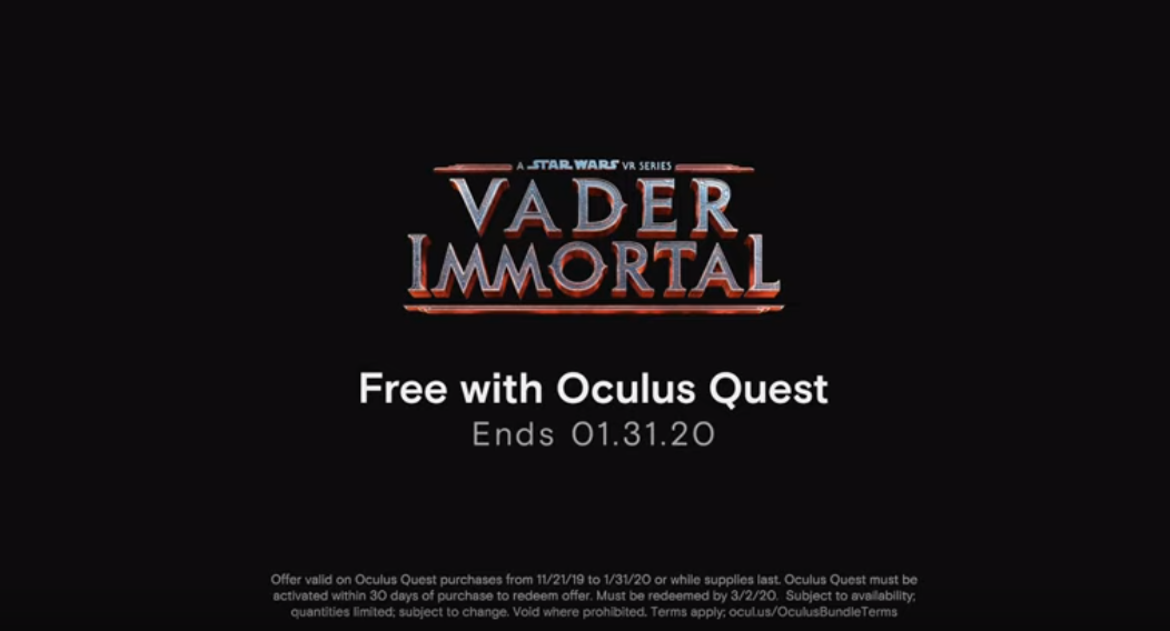 vader immortal free oculus quest