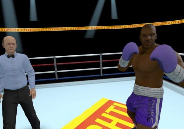 virtual reality boxing simulator