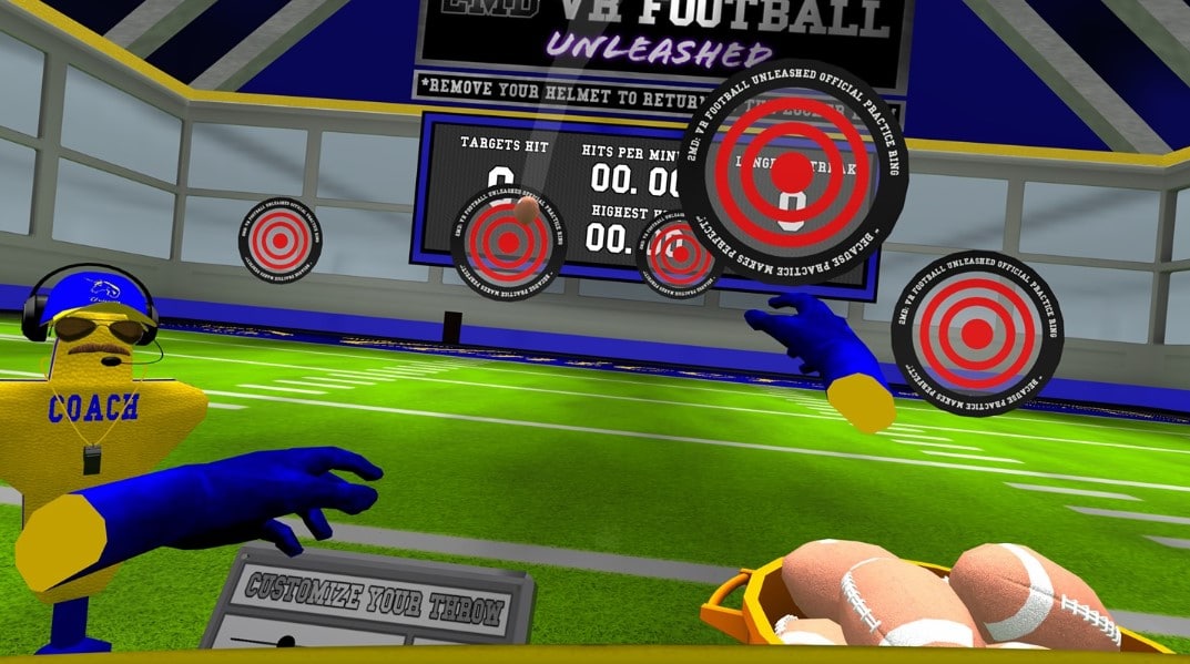 2md Vr Football Unleashed Oculus Quest Review Quarterback Bootcamp Swiss Society Of Virtual And Augmented Reality