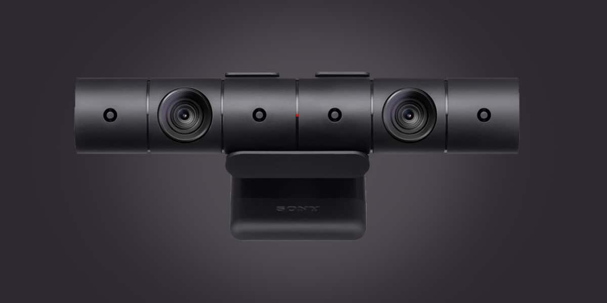 playstation camera grey background